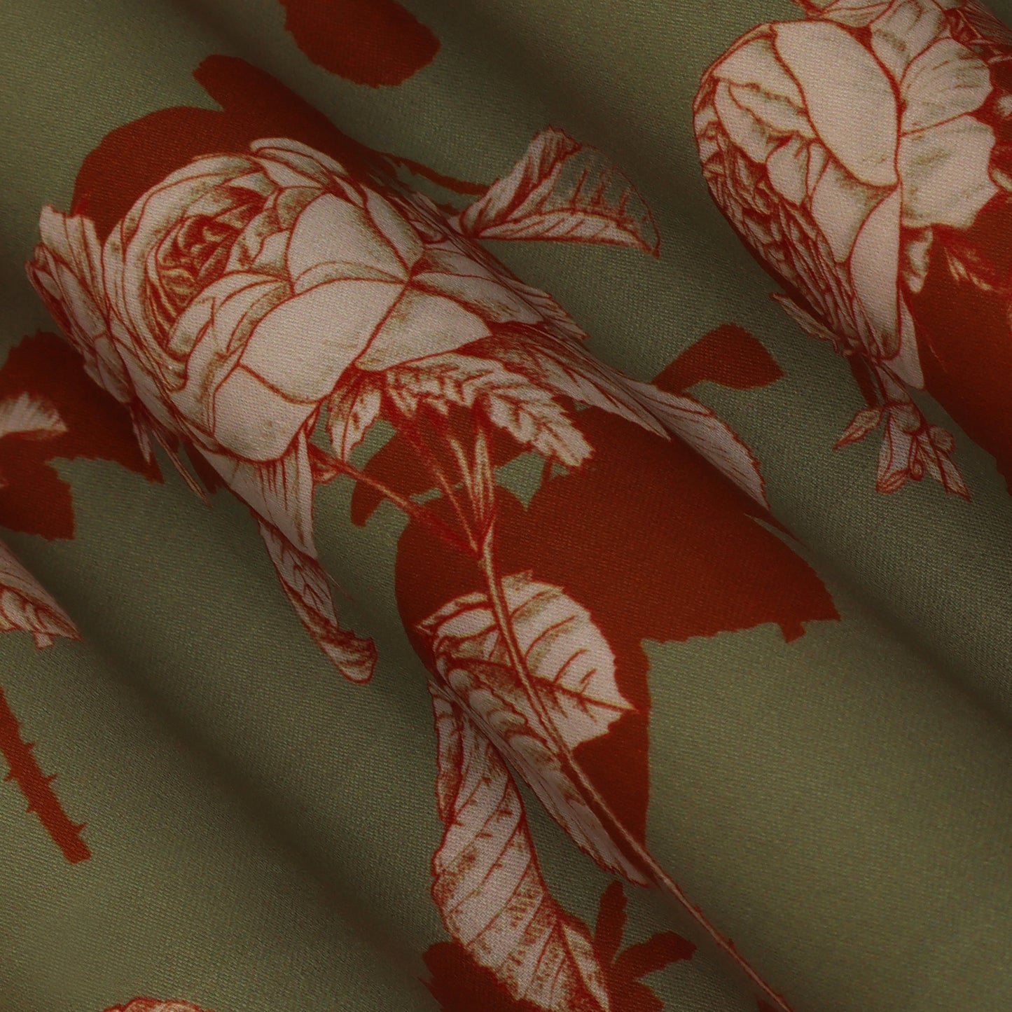 Colored Color Glace Cotton Print Fabric