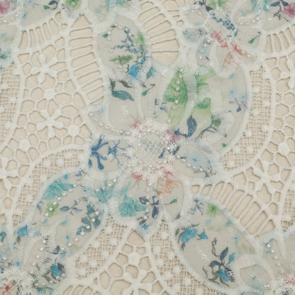 Crepe Embroidery Fabric
