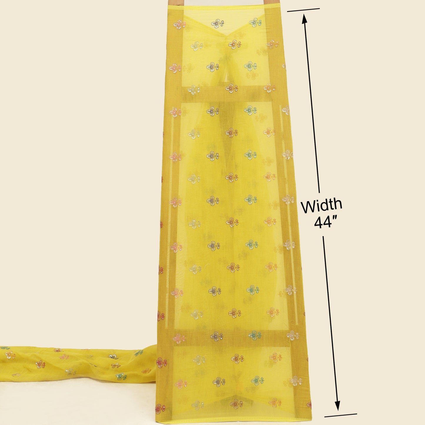 Chanderi Booti Fabric