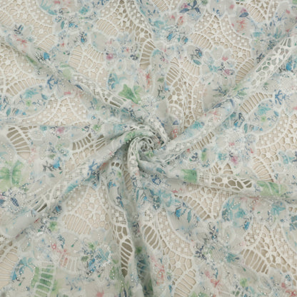 Crepe Embroidery Fabric