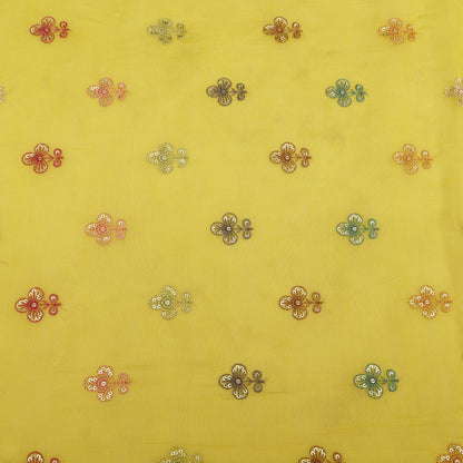 Chanderi Booti Fabric