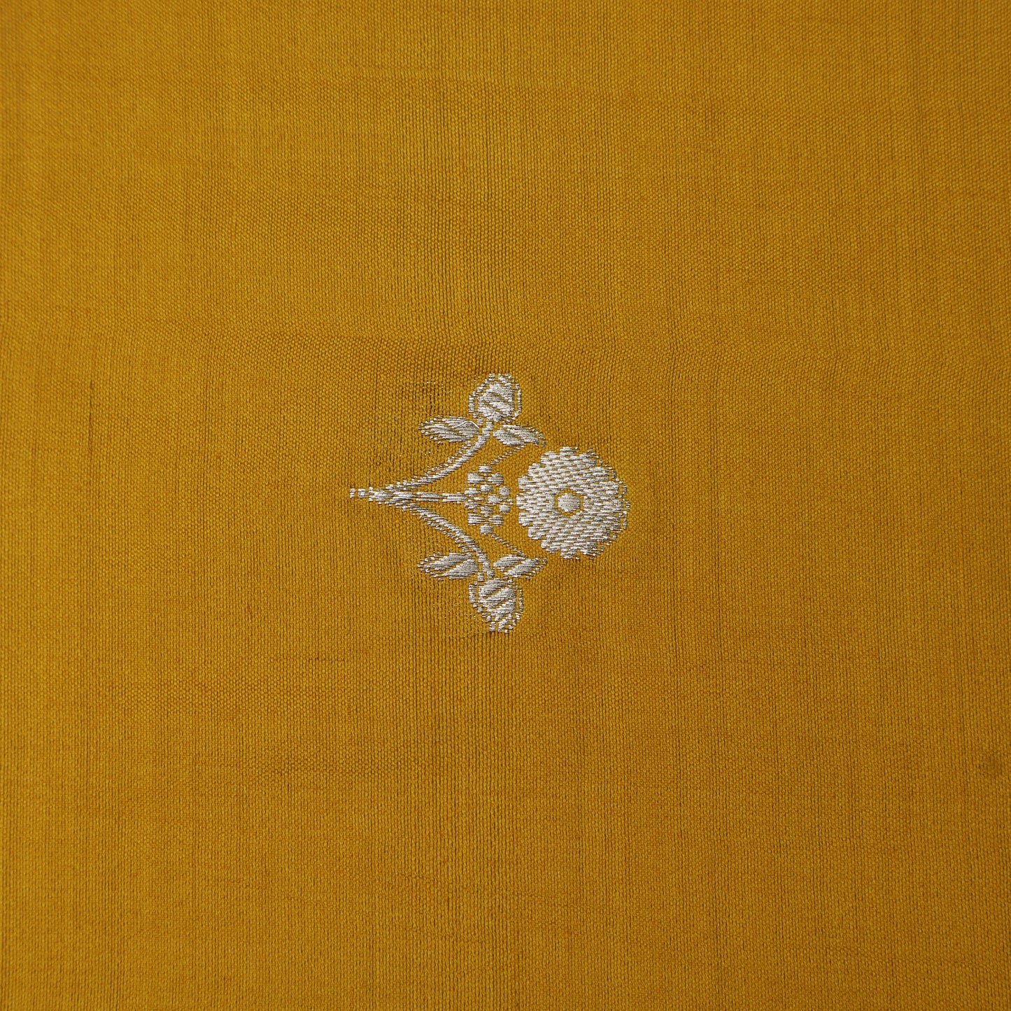 Mustard Color Munga Brocade Fabric