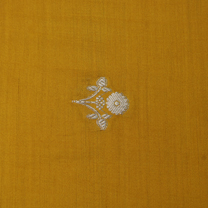 Mustard Color Munga Brocade Fabric