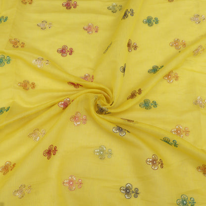 Chanderi Booti Fabric