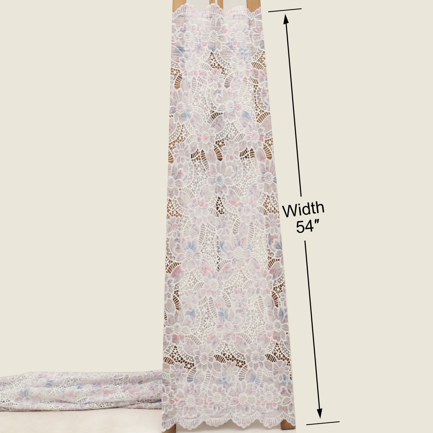 Crepe Embroidery Fabric