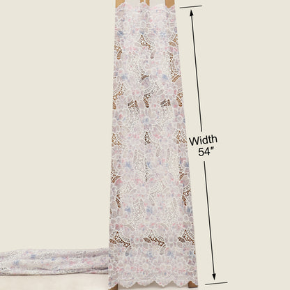 Crepe Embroidery Fabric