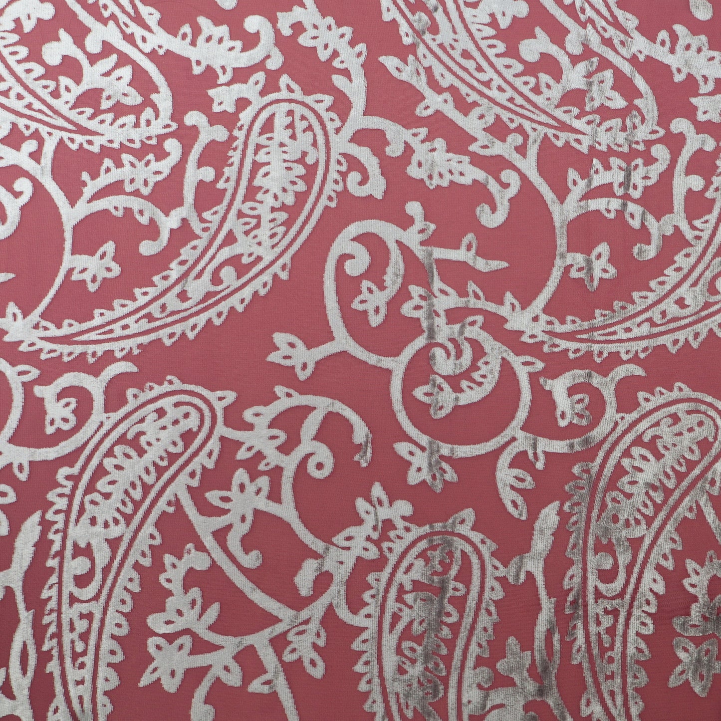 Pink Color Brasso Velvet Fabric