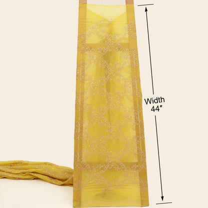 Chanderi Embroidery Fabric