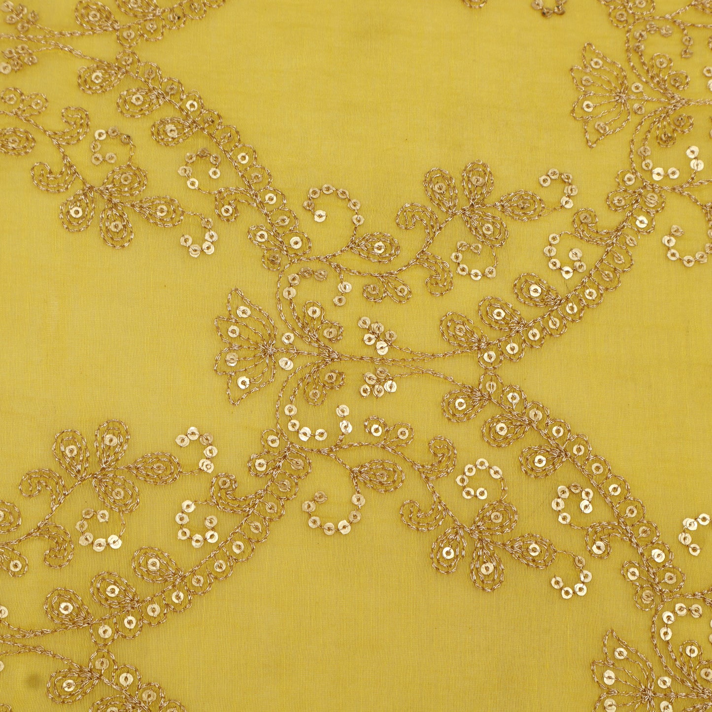 Chanderi Embroidery Fabric