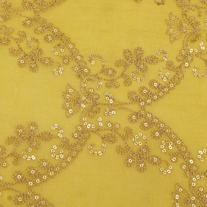 Chanderi Embroidery Fabric