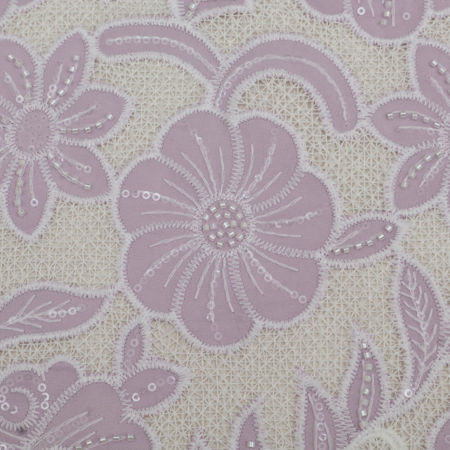 Crepe Embroidery Fabric