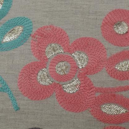 Colored Linen Embroidery Fabric