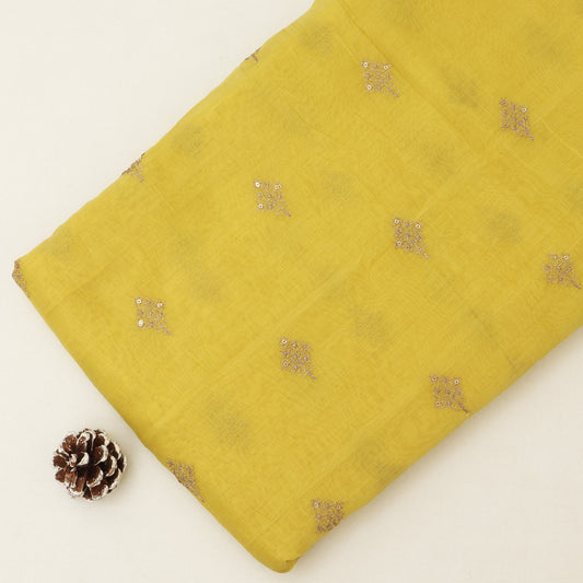Chanderi Embroidery Fabric