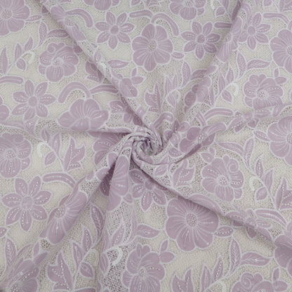 Crepe Embroidery Fabric