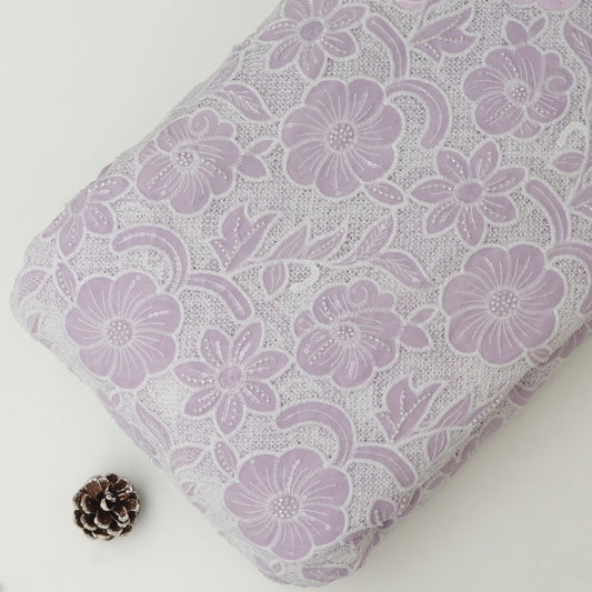 Crepe Embroidery Fabric