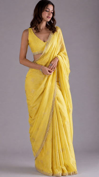 Chanderi Embroidery Fabric