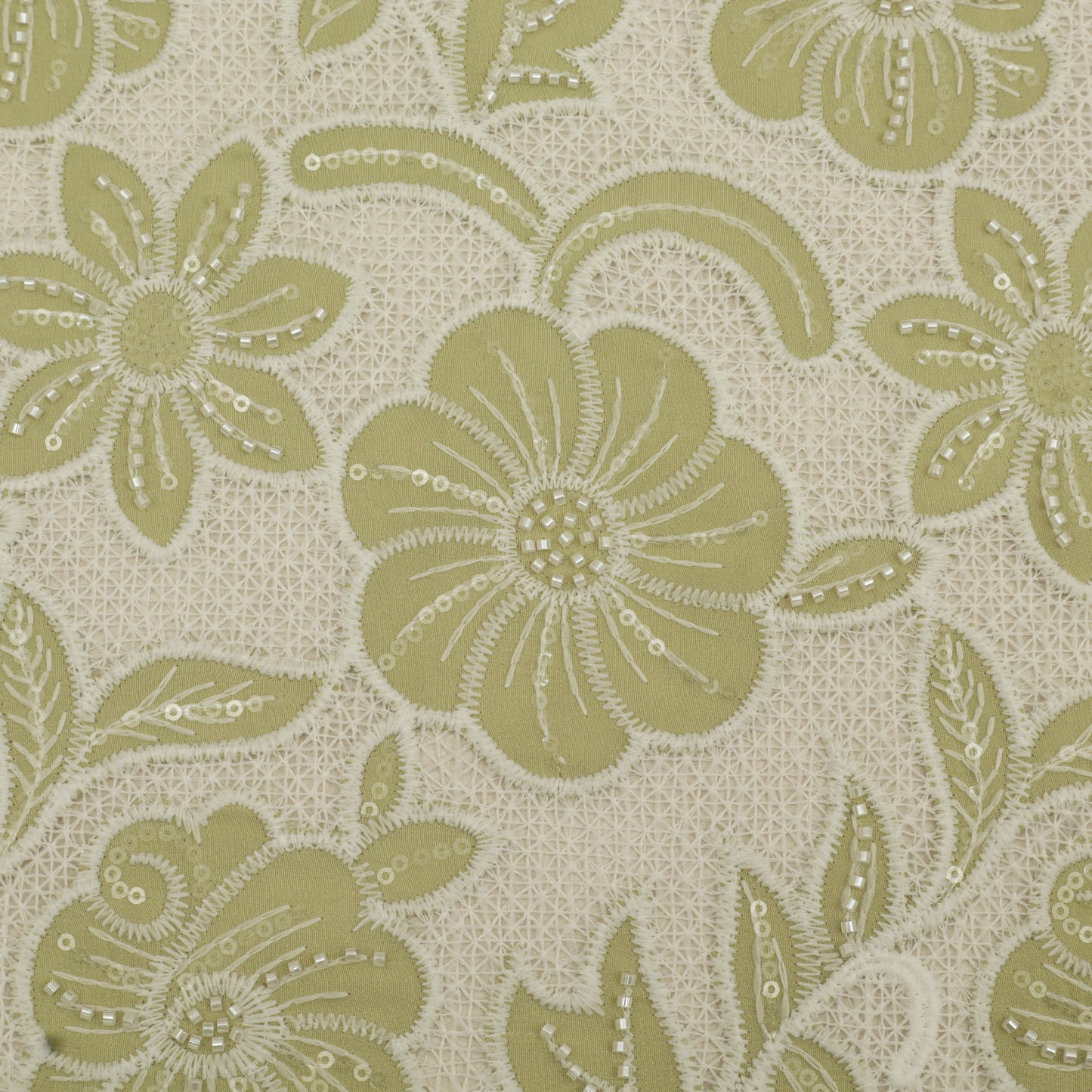 Crepe Embroidery Fabric