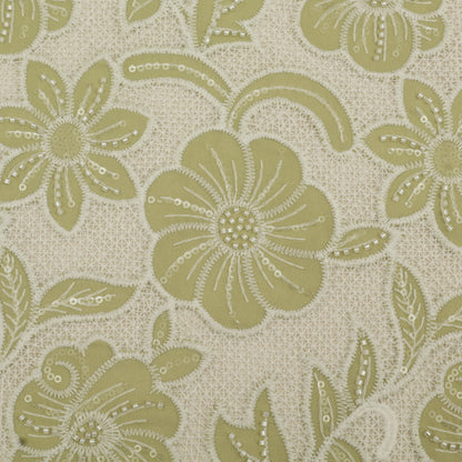 Crepe Embroidery Fabric