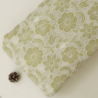 Crepe Embroidery Fabric