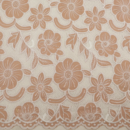 Crepe Embroidery Fabric