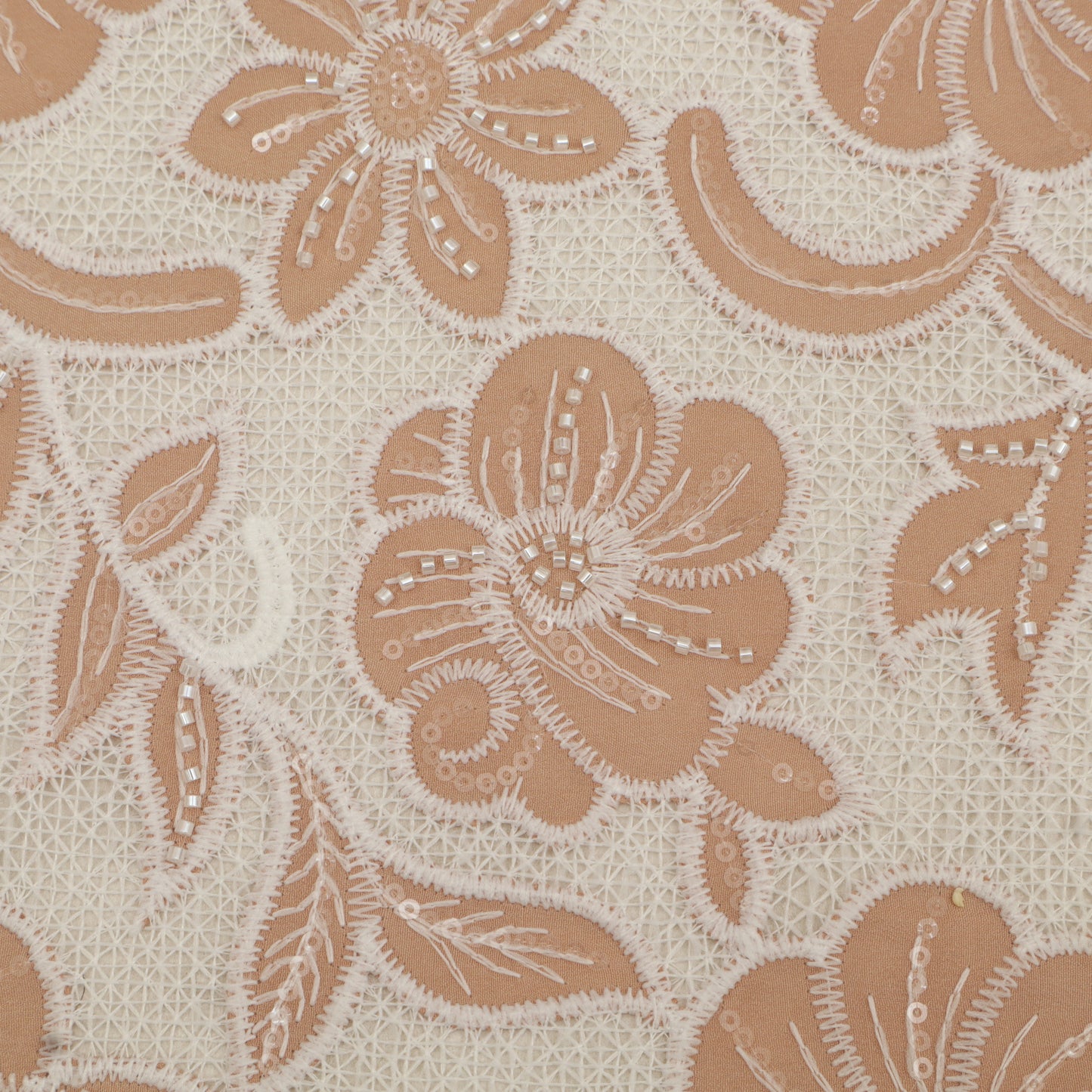 Crepe Embroidery Fabric