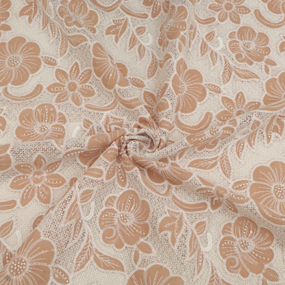 Crepe Embroidery Fabric