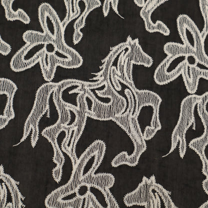Chanderi Embroidery Fabric