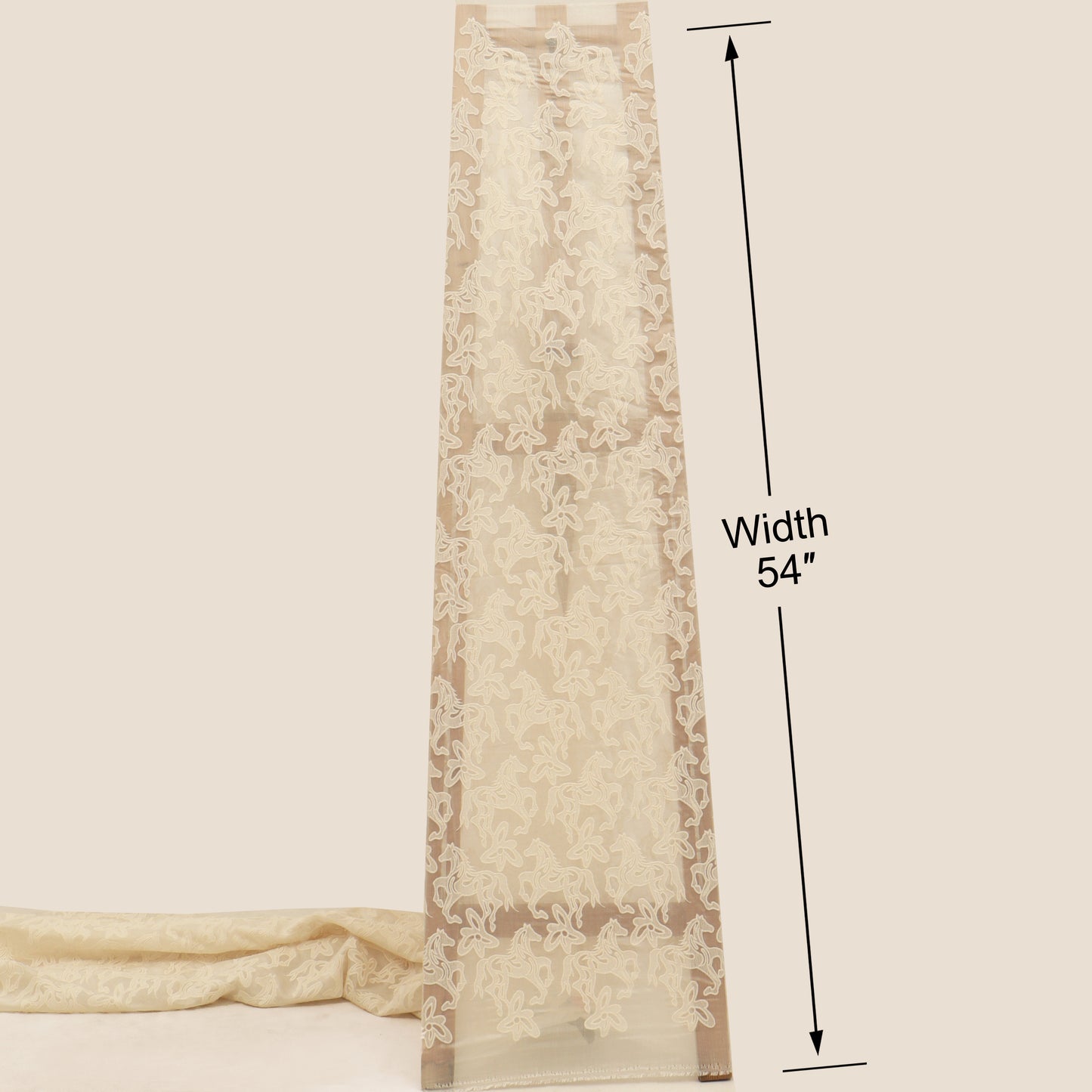 Chanderi Embroidery Fabric