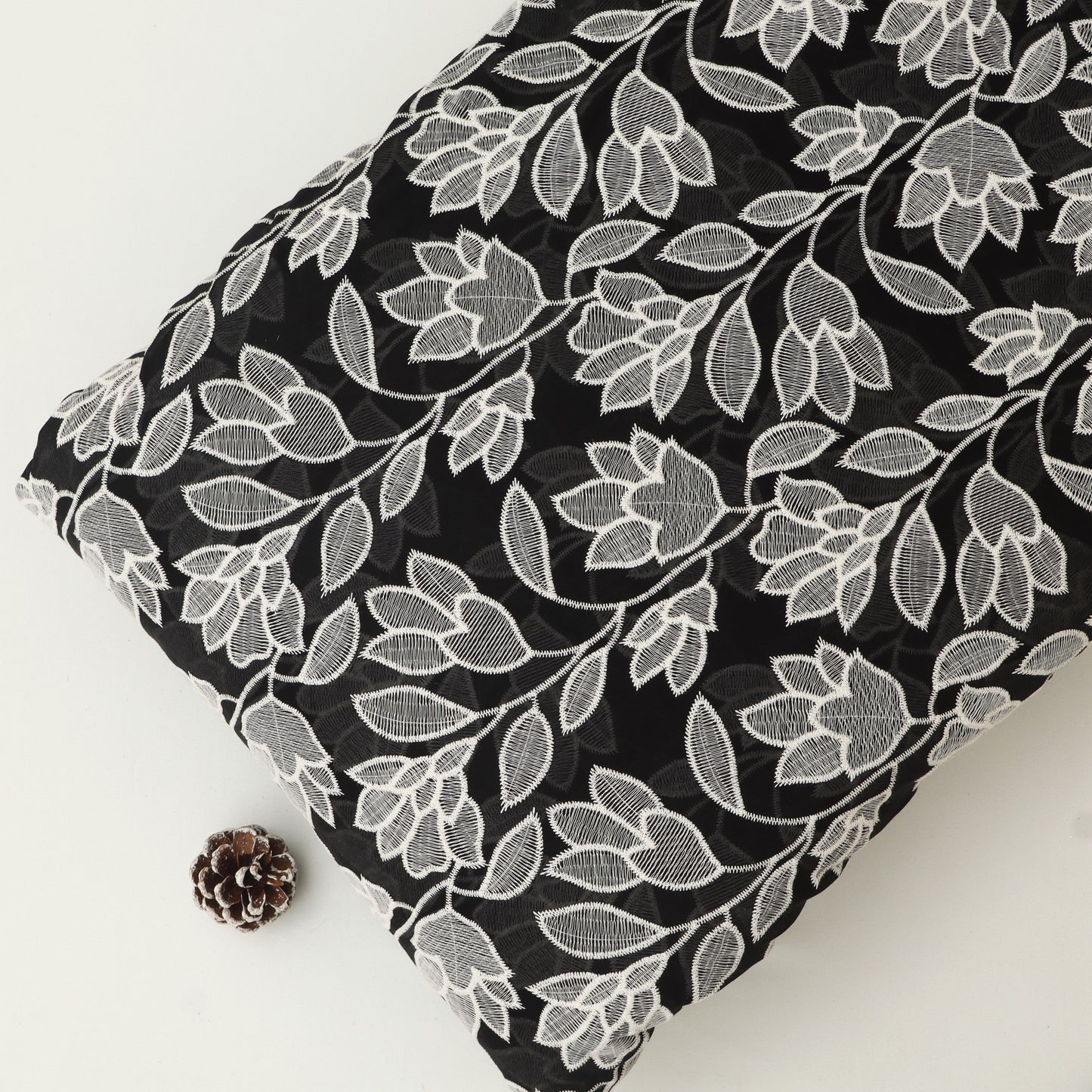 Chanderi Embroidery Fabric