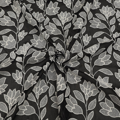 Chanderi Embroidery Fabric