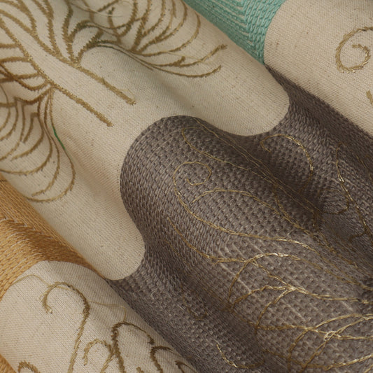 Colored Linen Embroidery Fabric