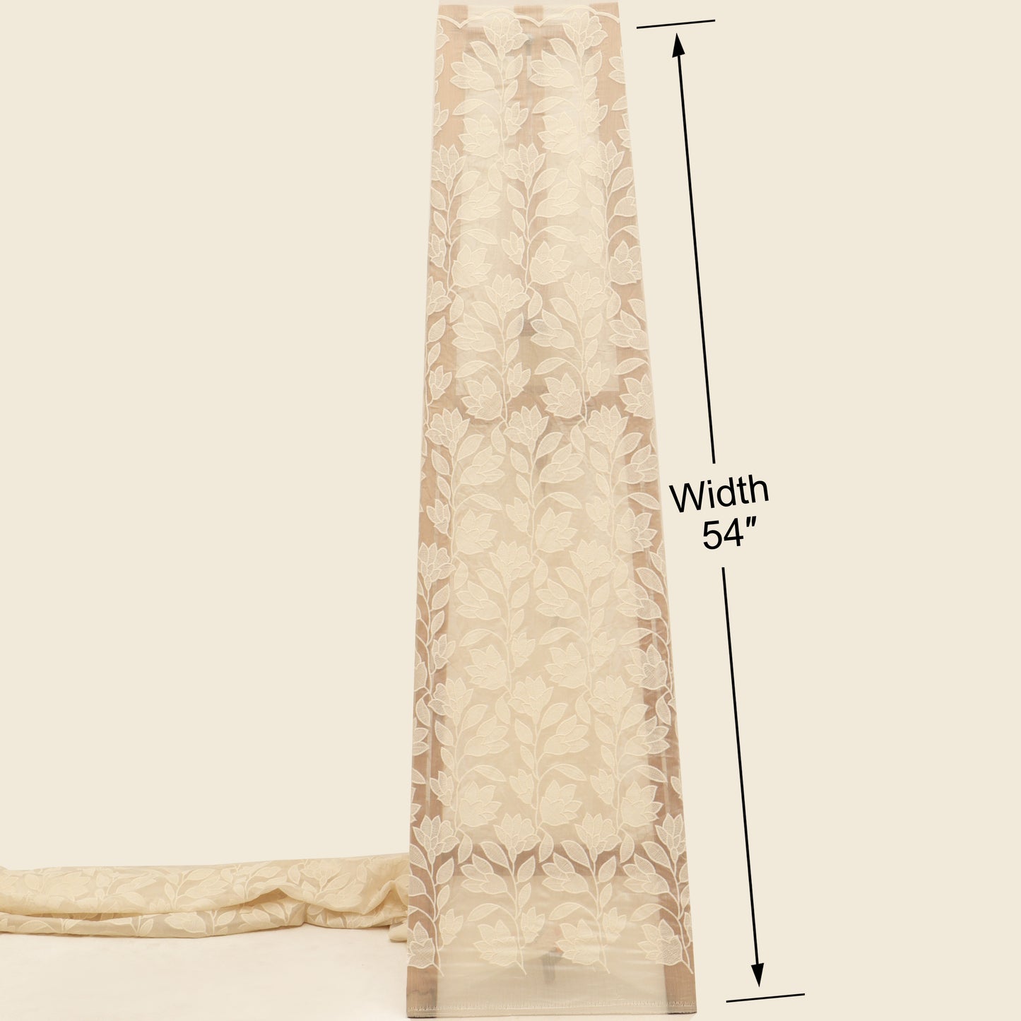 Chanderi Embroidery Fabric