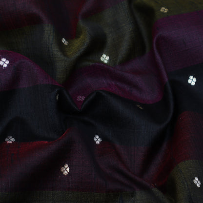 Multi Color Katan Dupion Brocade Fabric