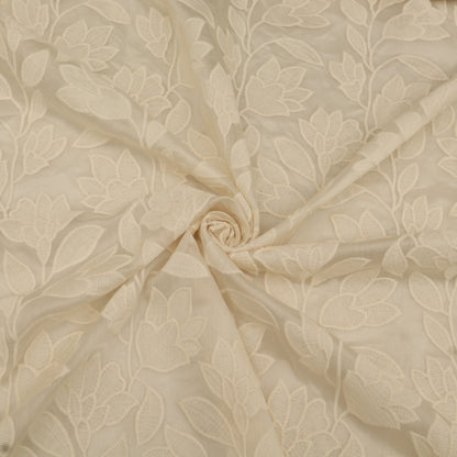 Chanderi Embroidery Fabric