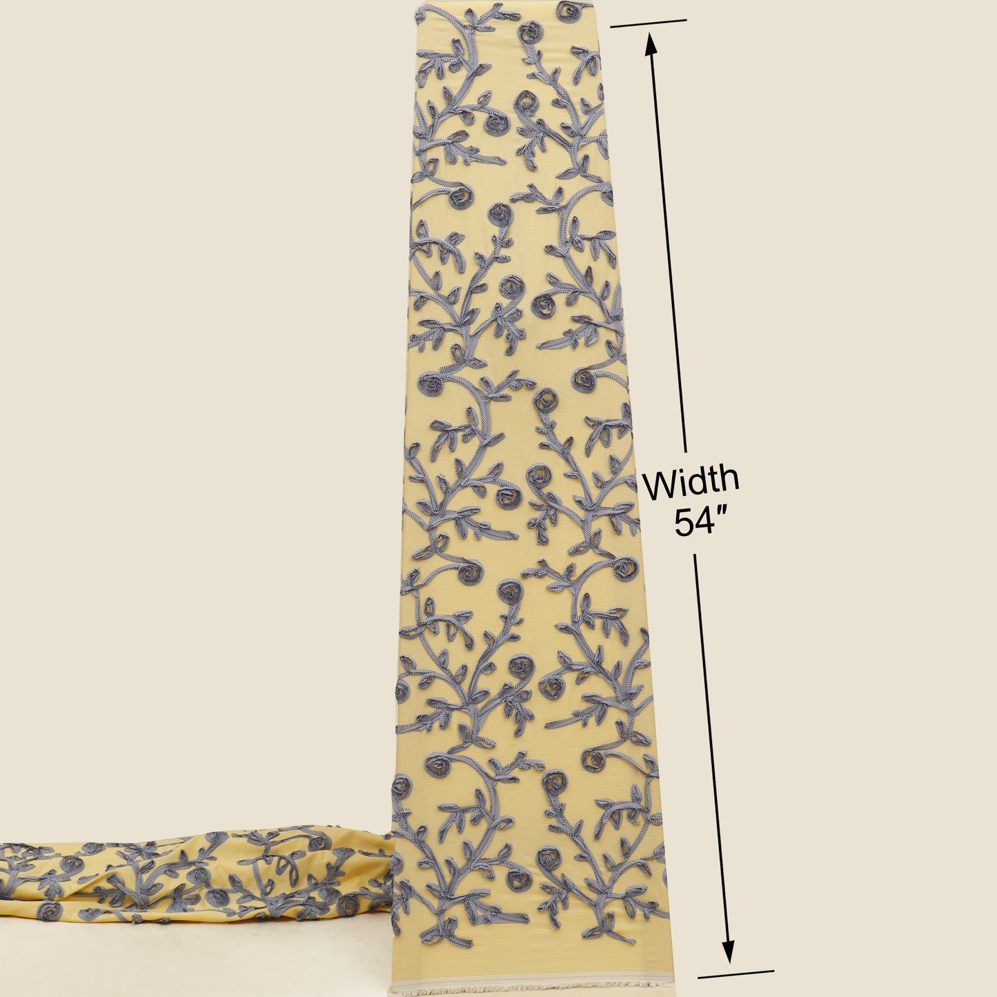 Cotton Satin Embroidery Fabric