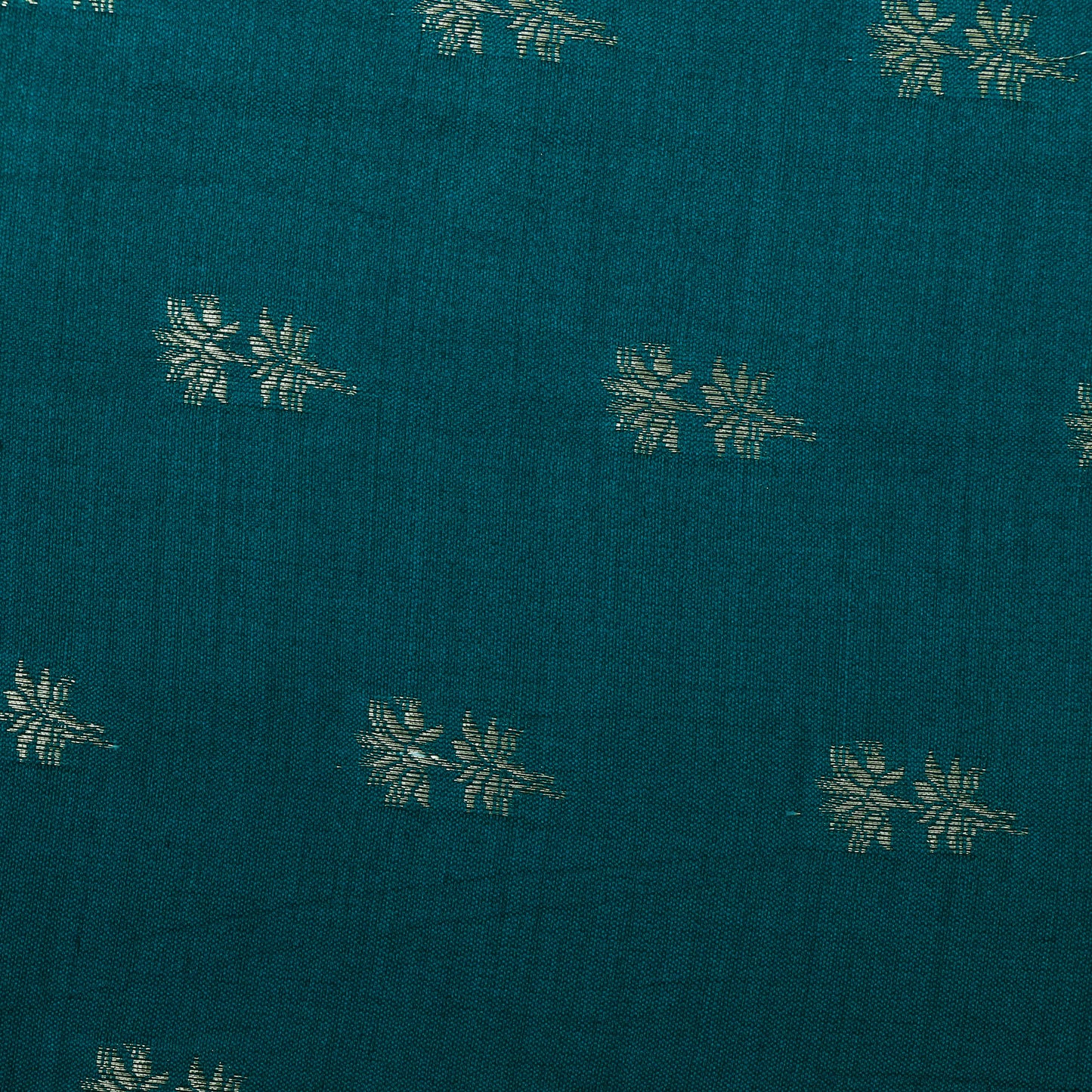 Rama Green Color Munga Brocade Fabric