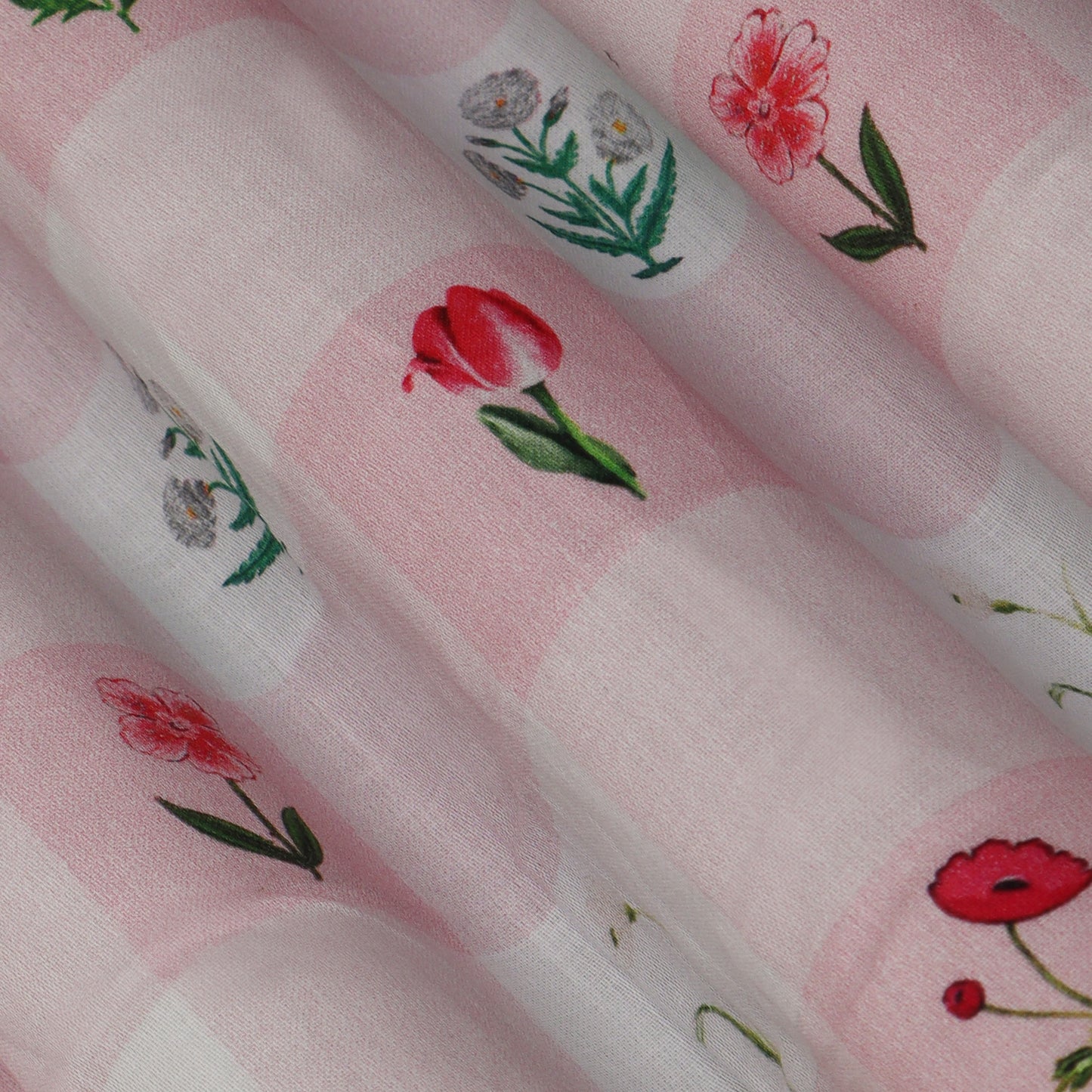 Colored Color Glace Cotton Print Fabric