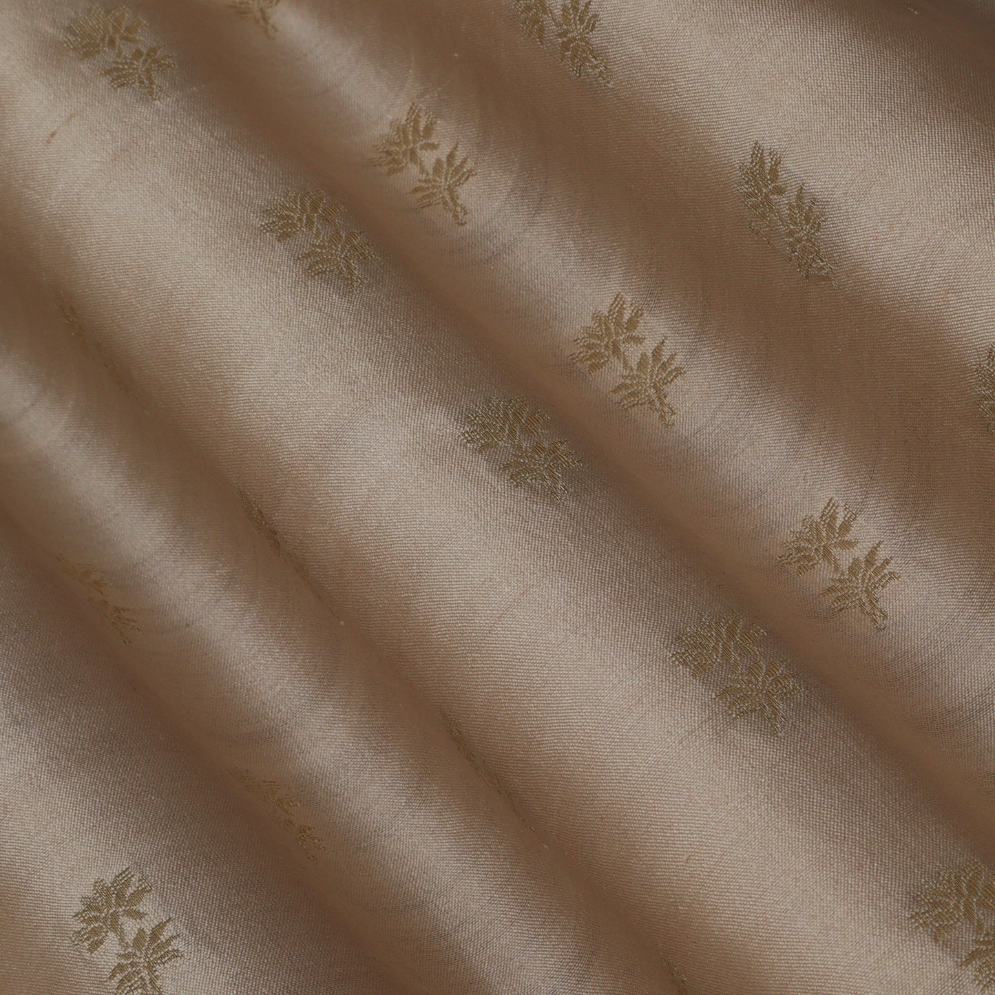 Cream Color Munga Brocade Fabric