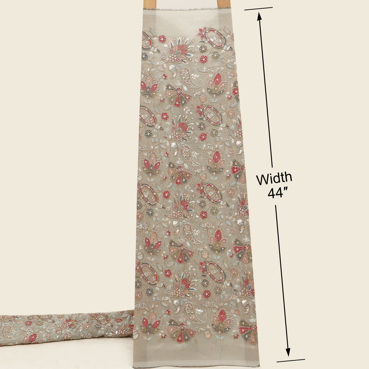 Tissue Sequins Embroidery Fabric