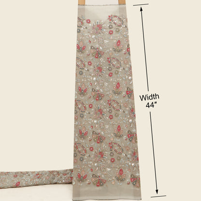 Tissue Sequins Embroidery Fabric