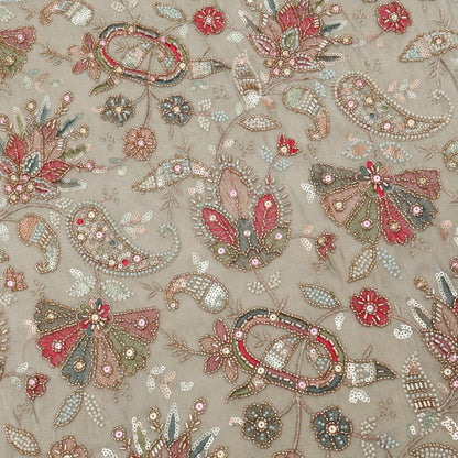 Tissue Sequins Embroidery Fabric