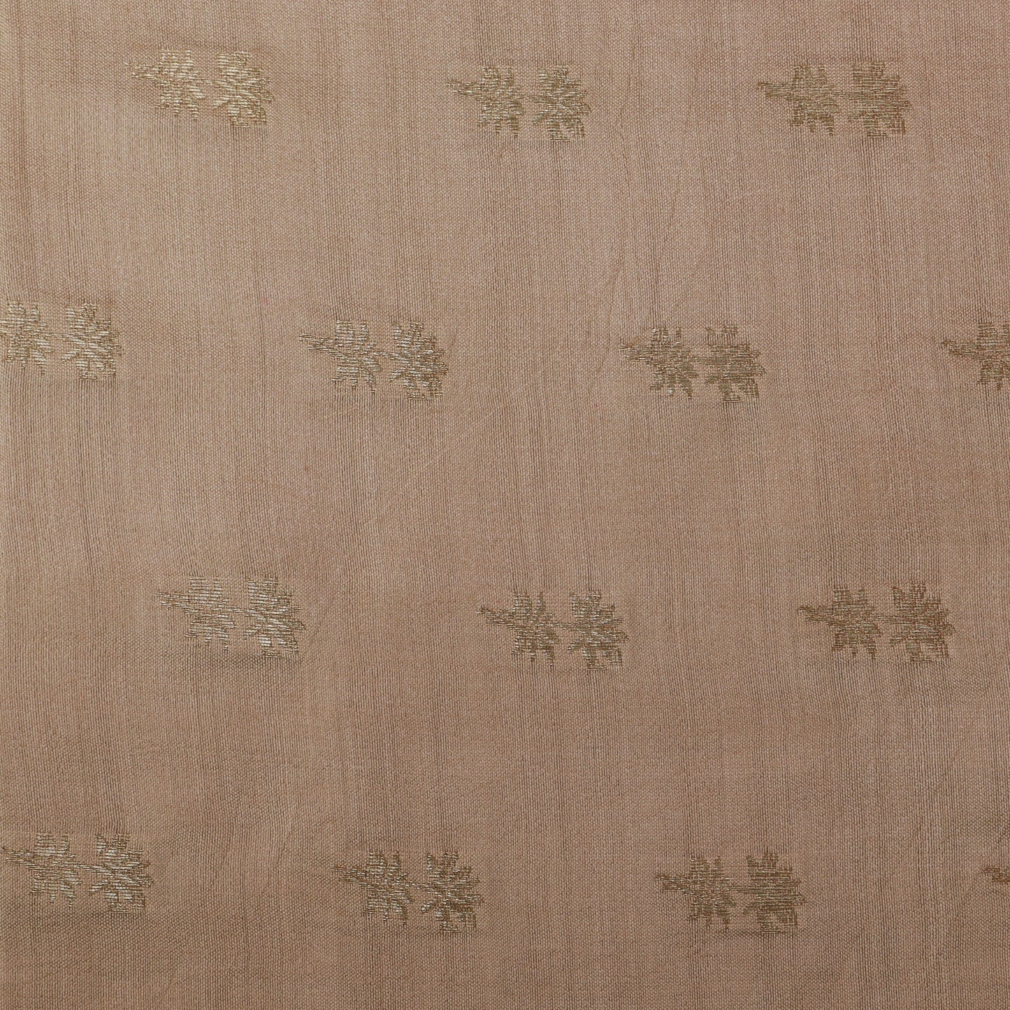 Cream Color Munga Brocade Fabric