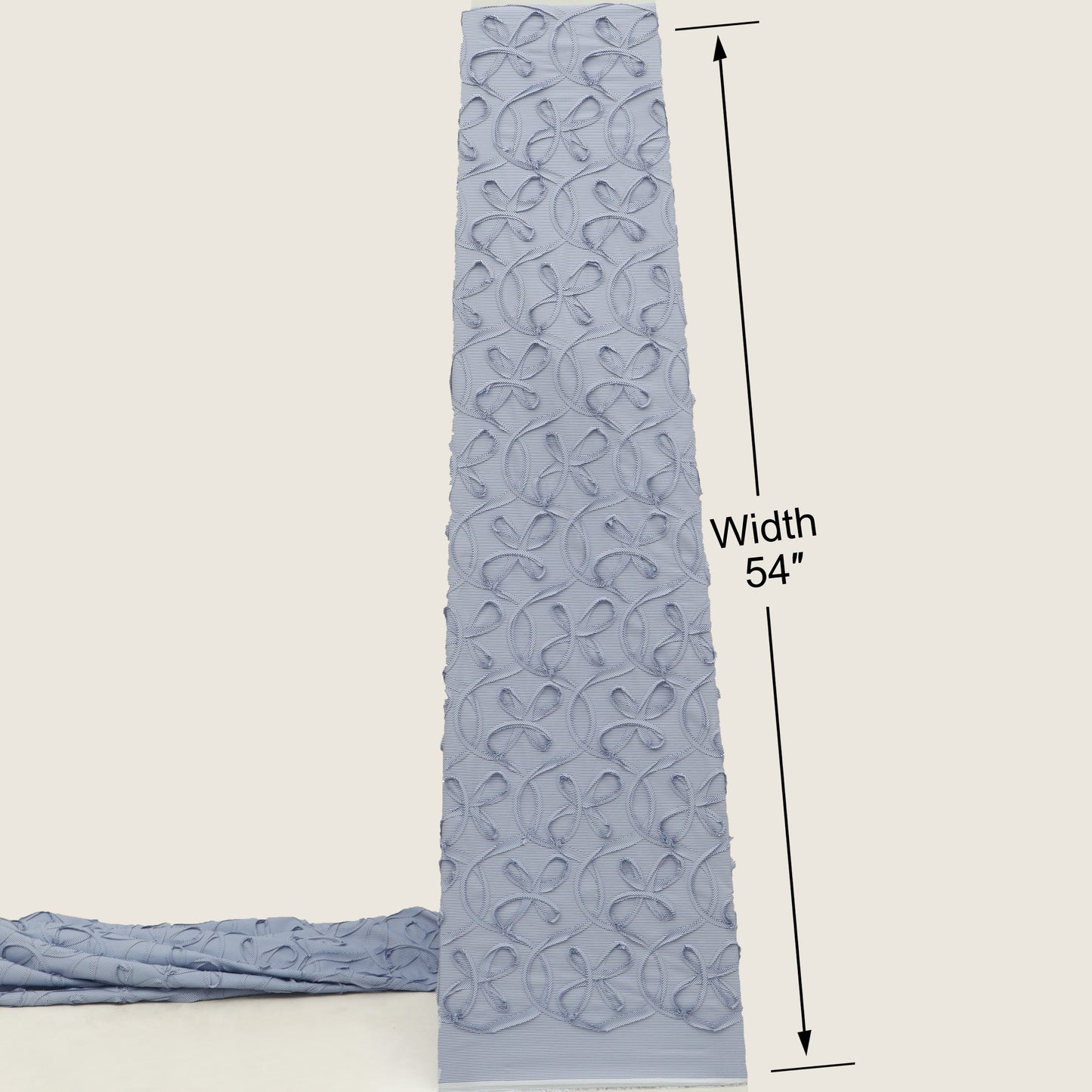 Cotton Stripe Embroidery Fabric