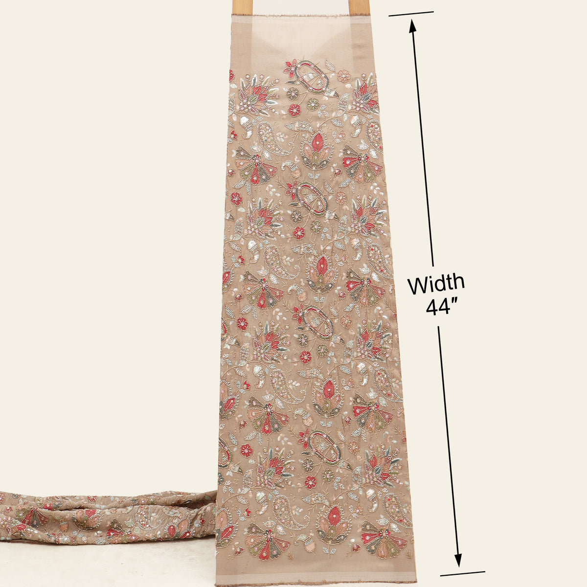 Tissue Sequins Embroidery Fabric