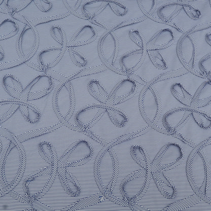 Cotton Stripe Embroidery Fabric