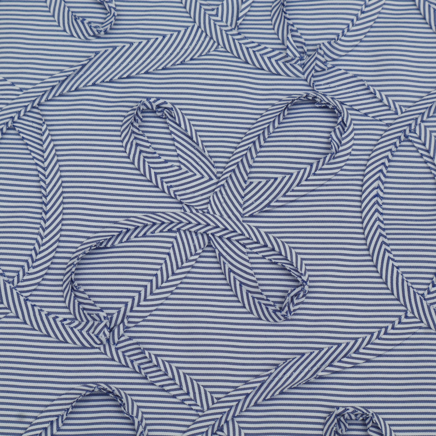 Cotton Stripe Embroidery Fabric