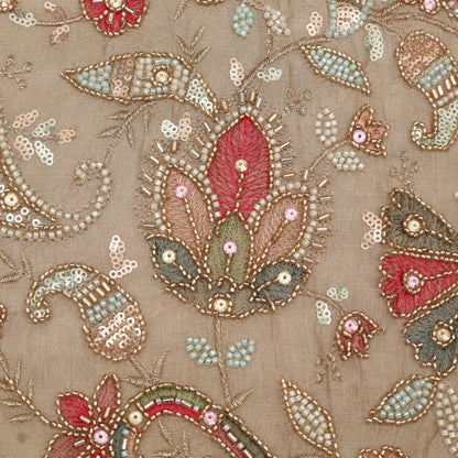 Tissue Sequins Embroidery Fabric