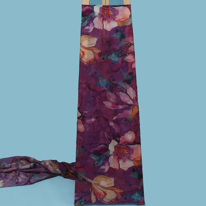 Multi-Color Chinon Crush Print Fabric