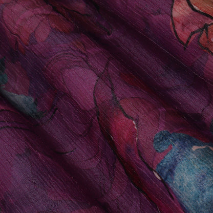 Multi-Color Chinon Crush Print Fabric