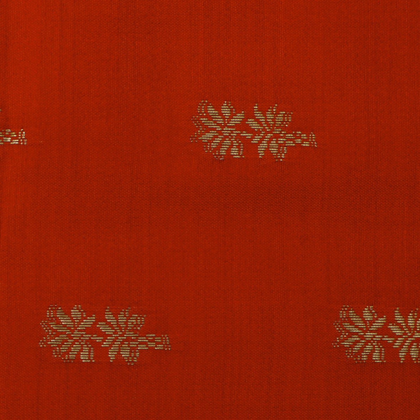 Red Color Munga Brocade Fabric